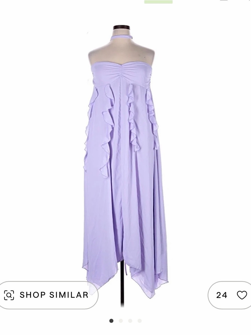 2 for 1 flowy -large- and sequenced dresses-small